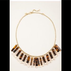 Ann Taylor pearlized Tortoiseshell necklace